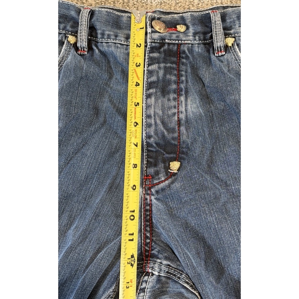 Coogi Mens Jeans 38x34* Y2K Baggy Loose Embroidered Hip Hop Streetwear 90s - Picture 12 of 13